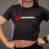 Camiseta Feminina Masterway - Cor Preta