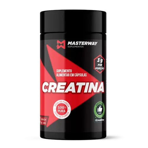 Creatina em Cápsulas (150 caps) - Masterway Suplementos